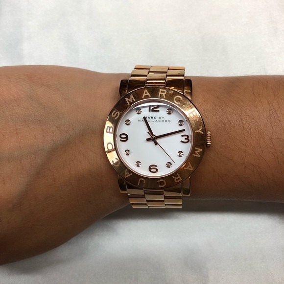 MARC JACOBS White Dial Rose Gold-Tone Ladies Watch - Picture 4 of 7